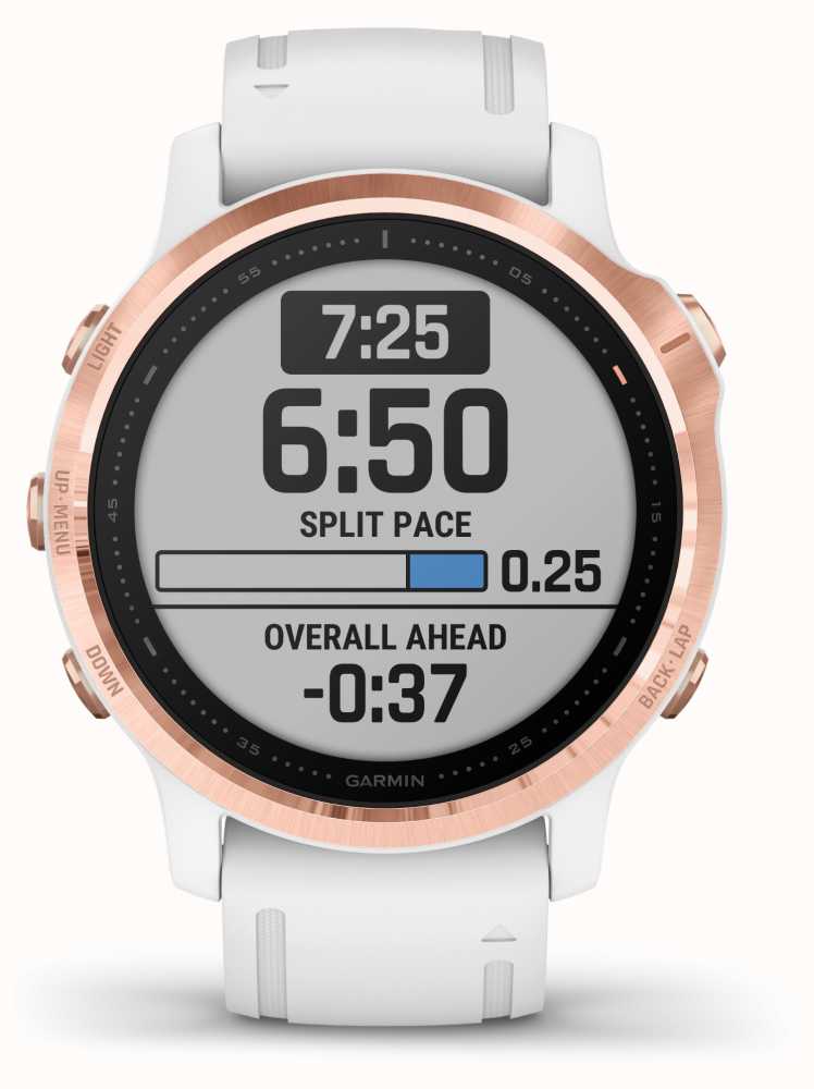 Garmin Fenix 6s Pro Gorilla Glas Multisport Smartwatch Rosé Gouden