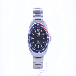 Seiko Heren Roestvrijstalen Padi Prospex Automatische Horloge Zwarte  Wijzerplaat SRPB99K1 - First Class Watches™ NLD