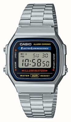 Casio Vintage collectie digitaal unisex horloge A168WA-1YES
