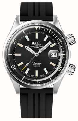 Ball Watch Company Engineer master ii duiker chronometer 42 mm zwarte rubberen band DM2280A-P1C-BKR