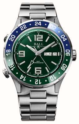 Ball Watch Company Roadmaster marine gmt blauw/groene bezel groene wijzerplaat DG3030B-S9CJ-GR