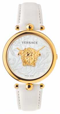 Versace Palazzo imperium | witte wijzerplaat | witte leren band VECO01320