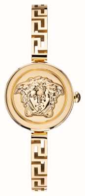 Versace Medusa geheim | gouden wijzerplaat | gouden pvd stalen armband VEZ500121
