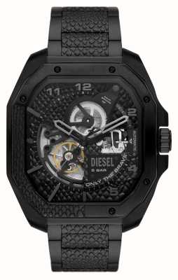 Diesel Heren gevild | zwarte wijzerplaat | zwarte roestvrijstalen armband DZ7472