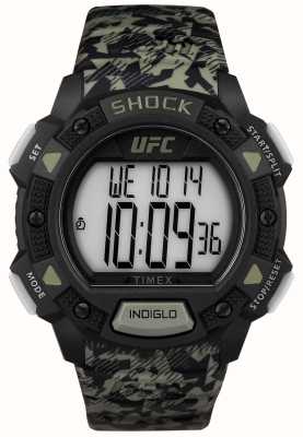 Timex x UFC Core shock digitaal / camouflagerubber TW4B27500