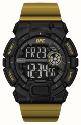 Timex x UFC Striker digitaal / goud rubber TW5M53600