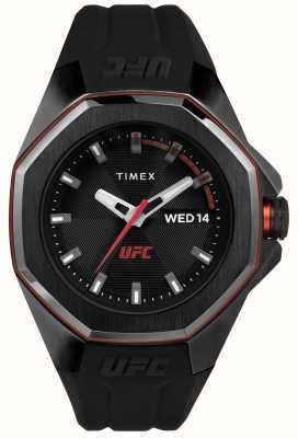 Timex x UFC Pro zwarte wijzerplaat / zwarte siliconen TW2V57300