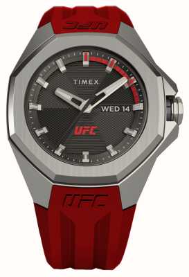Timex x UFC Pro zwarte wijzerplaat / rode siliconen TW2V57500