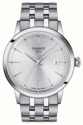 Tissot Klassieke droom voor heren | zilveren wijzerplaat | roestvrijstalen armband T1294101103100