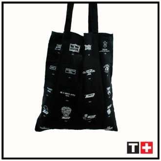 Tissot Historical Logos Tote Bag (Black) T803046679