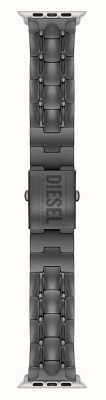 Diesel Apple watch band (42/44/45mm) gunmetal edelstaal DSS0005