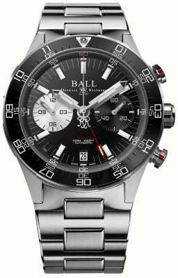 Ball Watch Company Roadmaster m limited edition chronograaf (41 mm) zwarte wijzerplaat / roestvrij staal DC3180C-S1CJ-BK