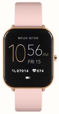Reflex Active Serie 15 | blozen | roze siliconen band | smartwatch RA15-2146