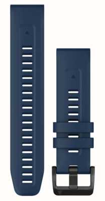 Garmin Alleen Quickfit® 22 horlogeband - kapiteinsblauw met zwarte roestvrijstalen hardware 010-13111-31