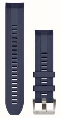 Garmin Alleen Quickfit® 22 marq horlogeband - marineblauwe siliconen band 010-13225-02