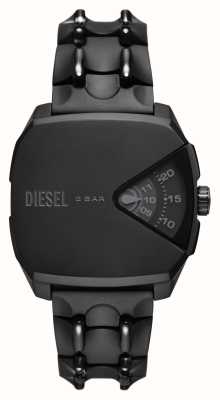 Diesel D.v.a. | zwarte wijzerplaat | zwarte roestvrijstalen armband DZ2171
