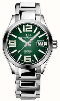 Ball Watch Company Ingenieur iii legende | 40mm | groene wijzerplaat | roestvrijstalen armband | regenboog NM9016C-S7C-GRR