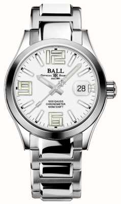 Ball Watch Company Ingenieur iii legende | 40mm | witte wijzerplaat | roestvrijstalen armband NM9016C-S7C-WH
