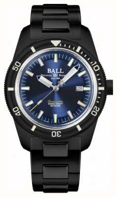 Ball Watch Company Engineer ii skindiver heritage chronometer limited edition (42mm) blauwe wijzerplaat / zwart pvd (regenboog) DD3208B-S2C-BER