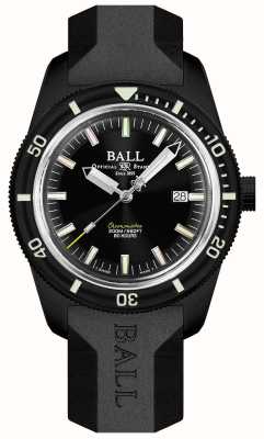 Ball Watch Company Engineer ii skindiver heritage chronometer limited edition (42 mm) zwarte wijzerplaat / zwart rubber DD3208B-P2C-BK