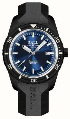 Ball Watch Company Engineer ii skindiver heritage chronometer limited edition (42 mm) blauwe wijzerplaat / zwart rubber DD3208B-P2C-BE