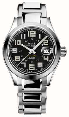 Ball Watch Company Ingenieur m pionier | 40mm | beperkte oplage | zwarte wijzerplaat | roestvrijstalen armband | regenboog buizen NM9032C-S2C-BK2