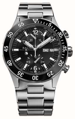 Ball Watch Company Roadmaster reddingshronograaf | 41mm | beperkte oplage | zwarte wijzerplaat | roestvrijstalen armband DC3030C-S-BK