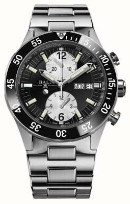 Ball Watch Company Roadmaster reddingshronograaf | 41mm | beperkte oplage| zwarte wijzerplaat | roestvrijstalen armband DC3030C-S-BKWH