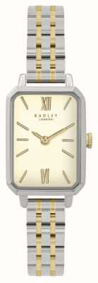 Radley Dames | gouden wijzerplaat | tweekleurige roestvrijstalen armband RY4619