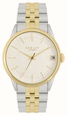 Radley Dames | beige wijzerplaat | tweekleurige roestvrijstalen armband RY4625