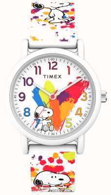 Timex Peanuts x color rush snoopy regenbooghart TW2V77600