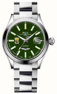 Ball Watch Company Engineer master ii doolittle raiders (40 mm) groene wijzerplaat / roestvrijstalen armband NM3000C-S1-GR
