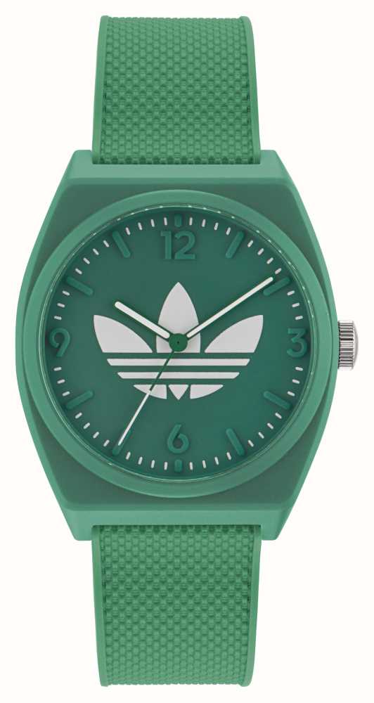 Adidas Project Twee Groene Wijzerplaat Groene Hars AOST23050 - First Class Watches™ NLD