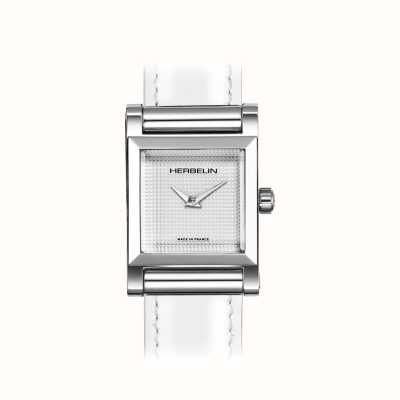 Herbelin Antarès horlogekast - zilveren wijzerplaat / edelstaal - alleen kast H17144AP02