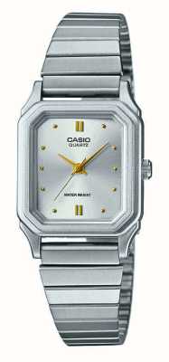 Casio Zilveren wijzerplaat / roestvrijstalen armband voor dames, ex-display LQ-400D-7AEF EX-DISPLAY