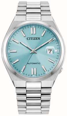 Citizen Tsuyosa automatische (40 mm) sunray lichtblauwe wijzerplaat / roestvrijstalen armband NJ0151-53M
