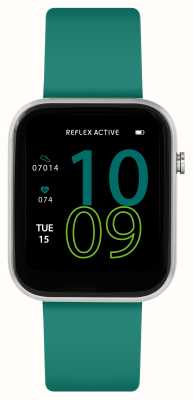 Reflex Active Serie 12 multifunctionele smartwatch (38 mm) digitale wijzerplaat / smaragdgroene siliconen RA12-2151