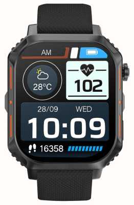 STORM S-max smartwatch (43 mm) zwarte siliconen band 47533/BK