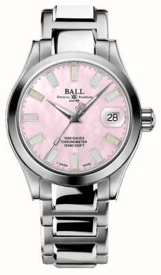 Ball Watch Company Engineer iii Marvellight chronometer automatisch (36 mm) roze wijzerplaat / roestvrij staal (regenboogmarkeringen) NL9616C-S1C-PKR