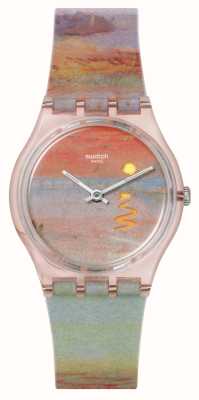 Swatch X tate - Turner's dieprode zonsondergang - swatch kunstreis SO28Z700C