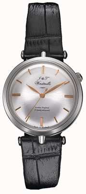 J&T Windmills Dames threadneedle mechanisch horloge zilver rose goud WLS10001/06