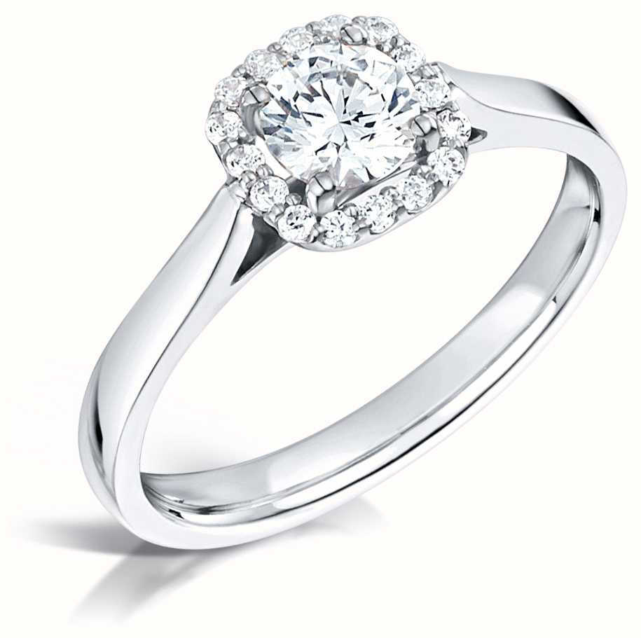 Certified Diamond Engagement Rings FCD28344