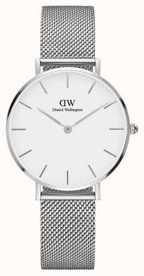 Daniel Wellington Dames klassieke melrose petite zilveren mesh DW00100164