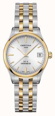 Certina Dames ds-8 quartz chronometer horloge C0332512203100