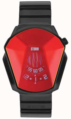 STORM ​darth leisteen rood horloge | zwarte ip 47001/SL