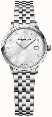 Raymond Weil | toccata diamant voor dames | roestvrijstalen armband | 5985-ST-97081