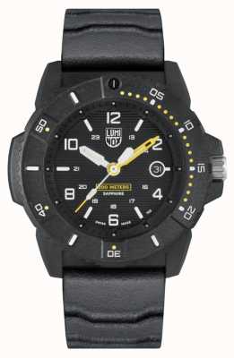Luminox Navy Seal 3600-serie voor heren | zwarte rubberen band | zwarte wijzerplaat XS.3601