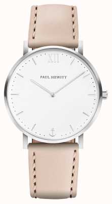 Paul Hewitt | heren matrozenlijn | beige leren band | PH-SA-R-5M-W-22S