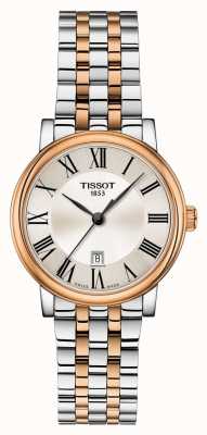 Tissot ​carson premium dame | tweekleurige armband | T1222102203301