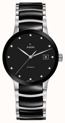 RADO Centrix automatisch diamanten zwart keramiek horloge R30941752